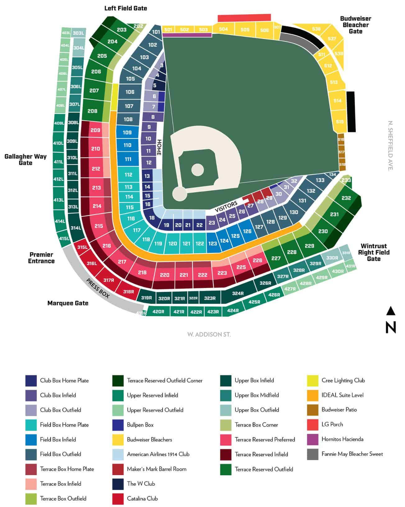 Cubs Seats